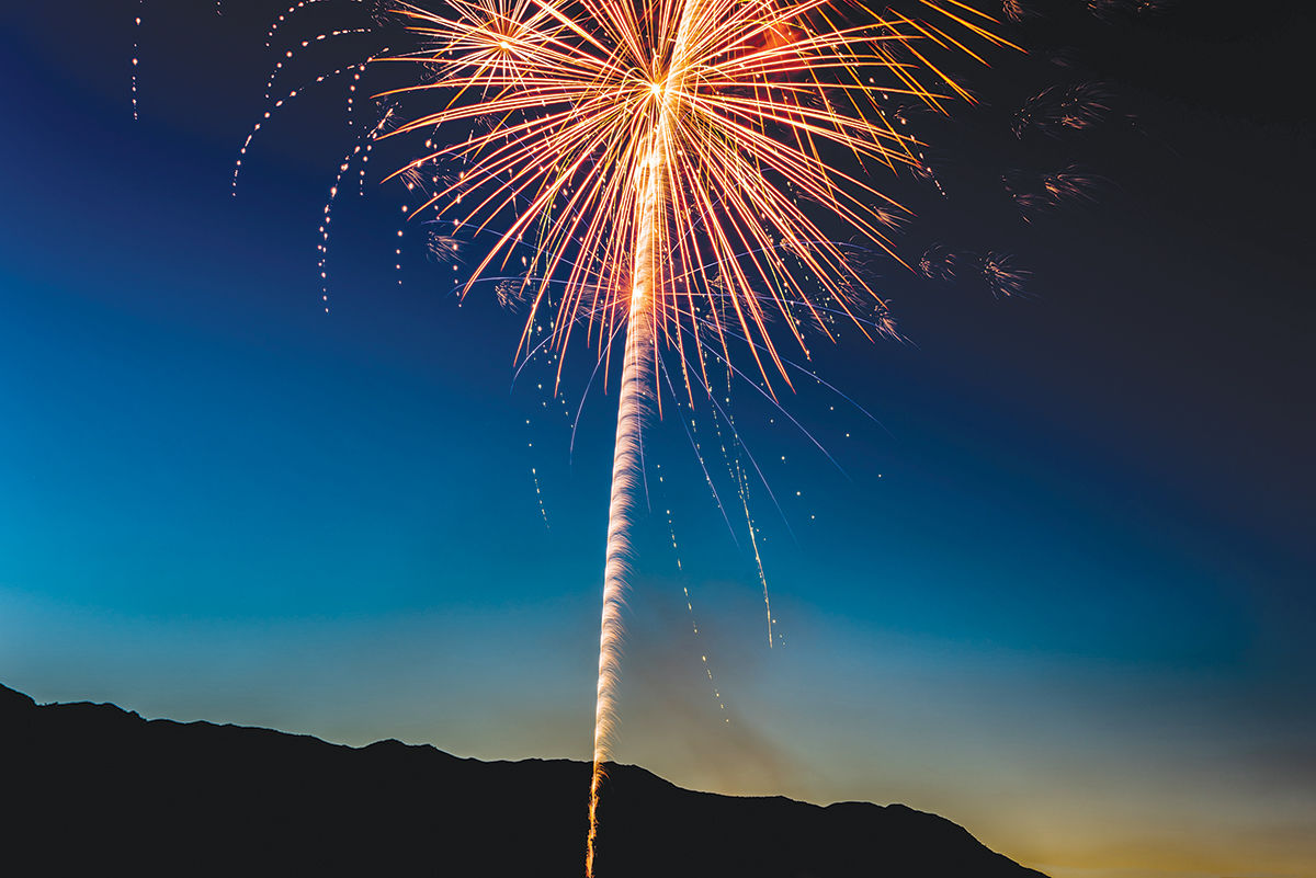 Lamoille County fireworks